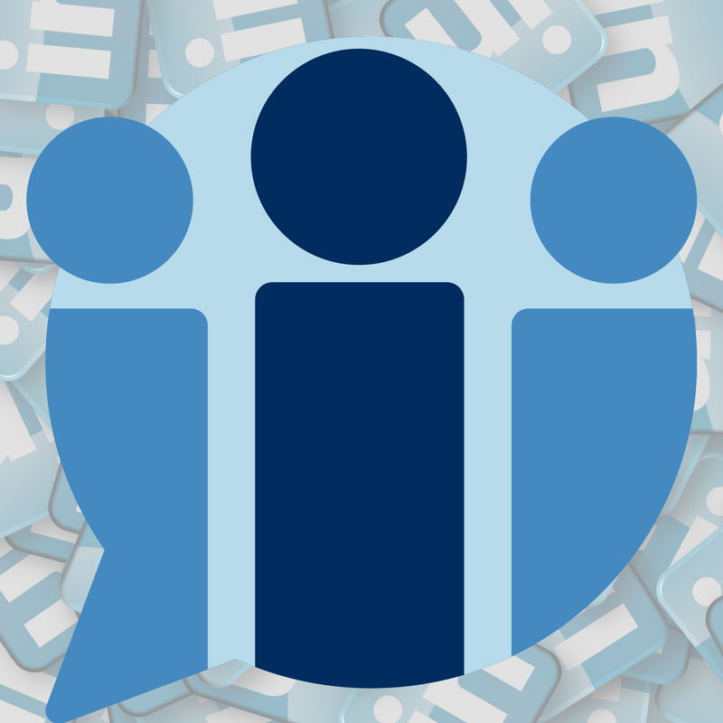 Image representing building connections on social media platform LinkedIn